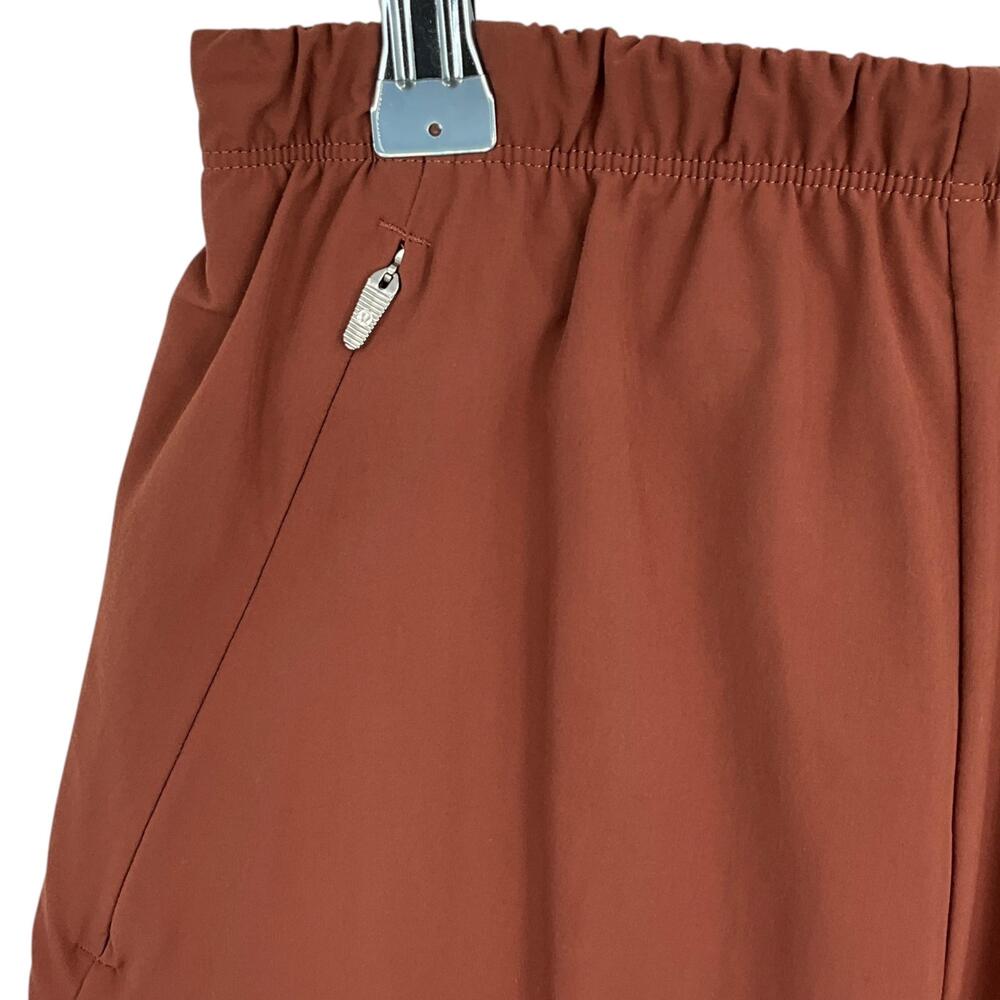 Lululemon Lightweight Mid Rise Barrel Leg Cropped Pant Ancient Copper Womens 8 - Picture 3 of 11